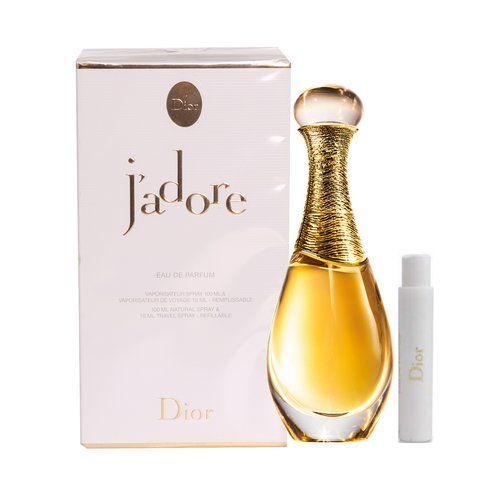 C.DIOR JADORE SET EDP 100ML 10ML TRAVEL SPRAY REFILLABLE