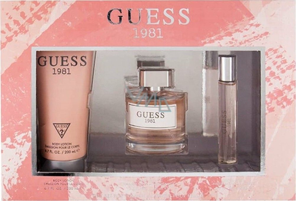 guess 1981 set edt 100ml bl 200ml 15ml