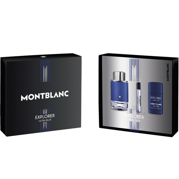 Mont Blanc Explorer Ultra Blue Gift Set