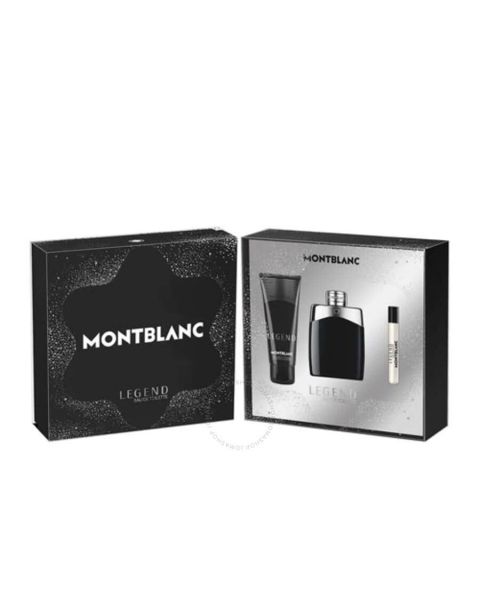  Montblanc Legend Pour Homme Edt 100ml + Edt 7,5ml + All Over Shower Gel 3.3