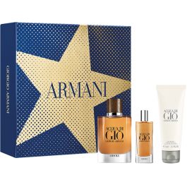 GIORGIO ARMANI AQVA DI GIO ABSOLI EDP 75ML +MINI 15ML +BODY SHAMOO