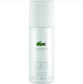 LACOSTE EAU D LACS L.12.12 BLANC PURE (M) DEO SPRAY 150ML