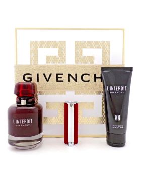 Givenchy L'interdit Set Edp 80ml+b/m 75ml+rouge 3.4 G