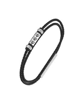 Cerruti 1881 Leather Bracelet Ciagb0009602    