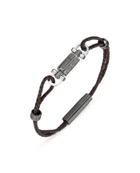 Cerruti 1881 Leather Bracelet Ciagb0010203    