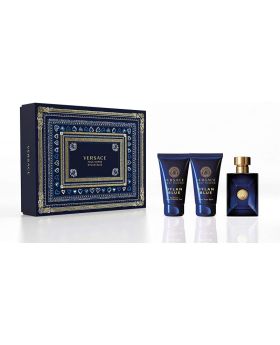 Versace Pour Homme Dylan Blue (m) Set Edt 50ml + After Shave Balm 50ml +prfm Bath&shower Gel 50ml