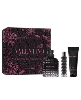 Valentino Uomo Born In Roma Edt 100ml+edt 15ml+shower Gel 75ml