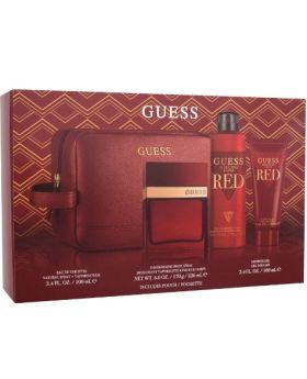 Guess Seductive Homme Red Set Edt 100ml+ Deodorant 226ml+ Sg 100ml+ Pouch