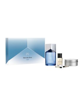 Mercedes Benz Sea Set Edp 100ml+land&air Edp 1.5ml+beard Oil 30ml+s/g 110gm