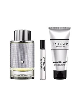 Mont Blanc Explorer Platinum Set Edp 100ml+edp10ml+ S/g 100ml